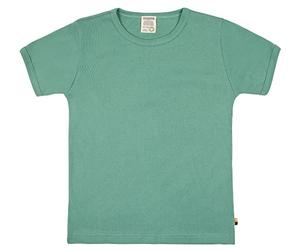 loud + proud T- Shirt uni, certifié Gots, Bambou, 158-164 cm Mixte Enfant