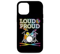 Loud Proud Une Batterie Arc-en-Ciel pour Batteurs Gay LGBT Coque pour iPhone 12/12 Pro