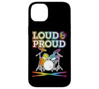 Loud Proud Une Batterie Arc-en-Ciel pour Batteurs Gay LGBT Coque pour iPhone 14 Plus