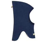 loud + proud Wende-Schlupf aus Baumwoll-Fleece, Gots Zertifiziert Passe-Montagne, Bleu Outremer, 55-57 Mixte Enfant