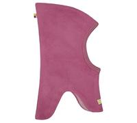 loud + proud Wende-Schlupf Aus Baumwoll-Fleece, Gots Zertifiziert Passe-Montagne, Violet, 6-6 1/4 Fille