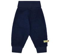 loud + proud Wollfleece, Gots Zertifiziert Pantalon, Bleu Outremer, 86-92 Mixte Enfant
