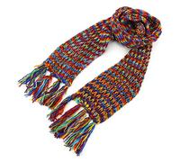 LOUDelephant Main Laine Tricot Ã‰charpe - SD Arc-en-Ciel