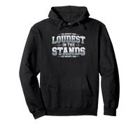 Loudest Hockey Dad Stands Proud Always Loud Fan Rink Noise Sweat à Capuche