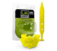 Loudmouth - Protège-dents de football 3D SpikeSurge avec sangle, convient aux adultes et aux jeunes, accessoire de football (canard jaune fluo)