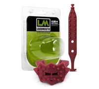Loudmouth - Protège-dents de football 3D SpikeSurge avec sangle, convient aux adultes et aux jeunes, accessoire de football (rouge cardinal de Troie)