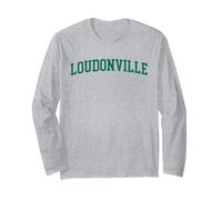 Loudonville NY Siena College Vintage Home Graphic Manche Longue
