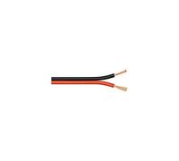 Goobay Câble pour haut-parleur 56705 CCA 1 mm² 100 m Rouge/Noir