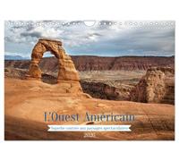 L'Ouest Américain - Superbe contrée aux paysages spectaculaires (Calendrier mural 2026 DIN A4 horizontal), CALVENDO calendrier mensuel