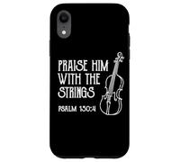 Louez-Le avec Les Cordes Psaume Violoniste Musique chrétienne Coque pour iPhone XR