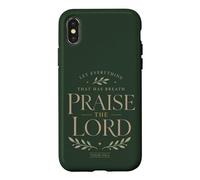 Louez Le Seigneur Psaume Foi Chrétienne Culte Coque pour iPhone X/XS