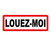 Louez-Moi Fond Blanc (15x5cm) - Sticker/Autocollant