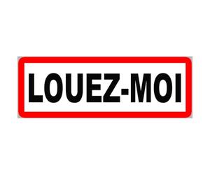 Louez-moi fond blanc (29.5x10.5cm) - Autocollant(sticker)