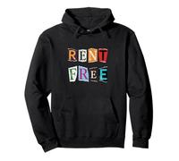 Louez Un mème Funny Vintage Ransom Note Gen-Z Gratuit Sweat à Capuche