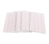 Loufy Lot de 15 feuilles d'autocollants nominatifs (couche adhésive durable et résistante, mini étiquettes inscriptibles pour stylos)