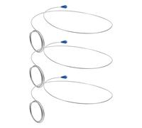 Loufy Lot de 3 supports de câble en acier inoxydable - Loupe pour les yeux - Support de lunettes - Support de loupe de montre