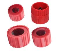 Loufy Lot de 4 outils de nettoyage et d'ébavurage pour tuyaux en cuivre pour la préparation avant la soudure