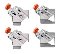 Loufy Lot de 4 pinces d'angle à angle droit de 90 degrés pour menuisier