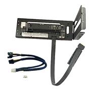 Loufy R43SG 4.0 Ordinateur Portable PC M.2 Key M NVMe Carte Graphique Externe GPU Support Métal PCIe 4.0 X4 Riser Adapter EGPU ITX (50cm)