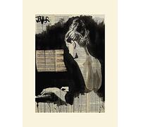 Loui Jover (Her Sonata 30 x 40 cm Montée d'impression