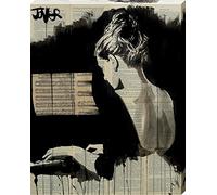 Loui Jover (Her Sonata 40 x 50 cm Toile Imprimée