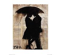 Loui Jover (Rain Lovers 40 x 50 cm Toile Imprimée