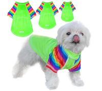 Louie de Coton Chemise de soleil pour chiens et chats | Taille S | T-shirt rafraîchissant avec protection UV pour animaux de compagnie | Protection maximale contre les coups de soleil | Trou pour