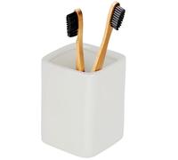 LOUIE SILNA Porte-Brosse à Dents en céramique, Organisateur de Dentifrice pour étagère de Salle de Bain (Blanc)
