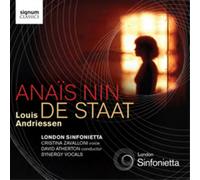 Louis Andriessen Louis Andriessen: Anaïs Nin/De Staat (CD) Album