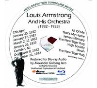 Louis Armstrong (1932-33) and His Orchestra Restauré pour Blu-Ray Audio