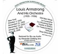 Louis Armstrong (1935-36) and His Orchestra Restauré pour Blu-Ray Audio