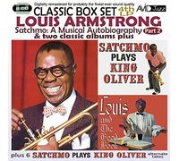 Louis Armstrong – Satchmo: A Musical Autobiography Part 2 et 2 albums classiques – LP – Old Town