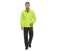 Louis basique Combinaison de pluie 2 parties Anthracite/Jaune néon 2XL unisex gris