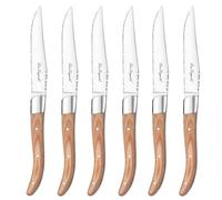 Louis - Coffret 6 couteaux steak royal Hêtre Lou Laguiole