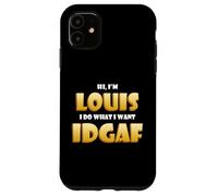 Louis Costume IDGAF Funny Meme Halloween Costume pour Louis Coque pour iPhone 11