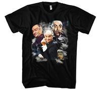 Louis de Funes T-shirt pour homme et femme | Vintage Balduin Fantomas Rétro Culte, noir - Impression : multicolore, 3XL