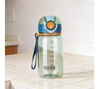 Louis Donné Gourde de sport en Tritan sans BPA - 400 ml - Anti-fuite - Avec filtre - Pour vélo, extérieur, école, gym - 2150 - Vert