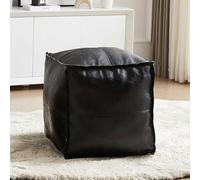 Louis Donné Repose-pieds carré - Pour enfants et adultes - 45 x 45 x 45 x 45 cm - Marron clair - Housse uniquement