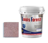 Louis Forest Peinture de sol époxy effet marbre brillant 0,5/1 kg, séchage rapide, antidérapante, résistante à l'usure (rose, 0,5 kg)