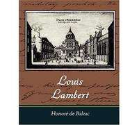 Louis Lambert Honore De Balzac (Auteur)