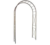 Louis Moulin 3186 Arche Jardin avec Décor Losange Métal Fer Vieilli 130 x 250 cm