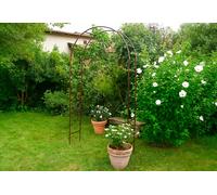 Louis Moulin Arche de jardin en métal Louis Moulin - Classique fer vieilli 130 x 250 cm - 3106
