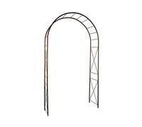 LOUIS MOULIN-Arche double avec décor losange coloris fer vieilli - 250cm