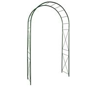 Louis Moulin Arche Tube Rond 20 Losange 130x40x250 cm - Vert Sapin - Made in France