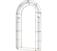 Louis Moulin Arche Fleur de lys- 130x240x40 cm - rouille G