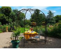 Louis Moulin Arche kiosque en métal Louis Moulin - Premium fer vieilli 265 x 250 cm - 5076