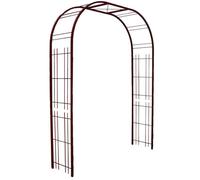 Louis Moulin Arche Tôle Décor Treillage, Tuteurs Tube Carrés, Fer Vieilli, 195x50x250 cm, 5066