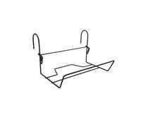 Louis Moulin Essentis Support Jardinière Fil Ø 18cm Noir - Fixation Balcon Rambarde - Acier Époxy Résistant Gel UV