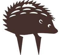 Louis Moulin Figurine Hérisson à Piquer - Décoration Extérieure, Fabrication Française, Acier Résistant UV et Gel, Fer Vieilli