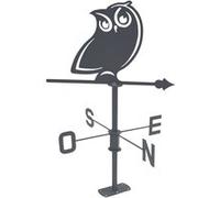 Louis Moulin Girouette Hibou 45 x 72,5 cm Anthracite Noir – Fabriquée en France